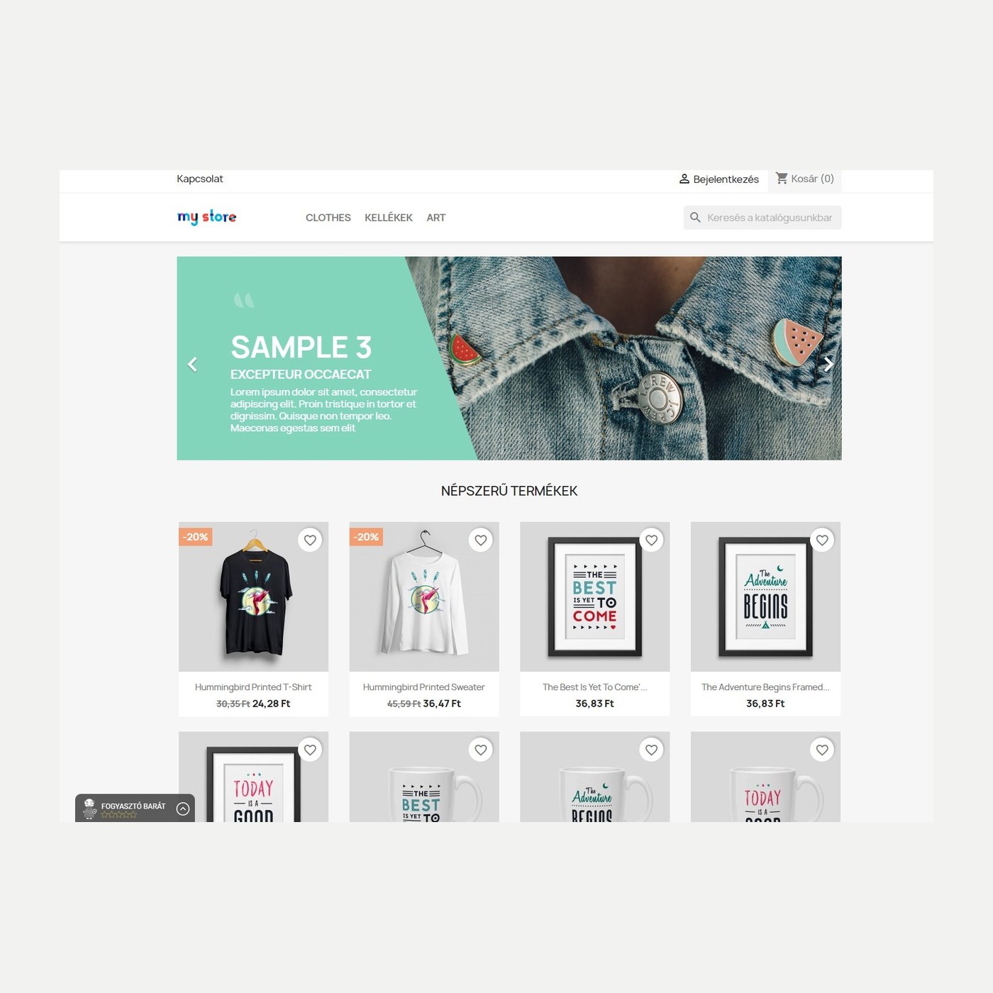 Module Fogyasztóbarát pour PrestaShop | PrestaHU