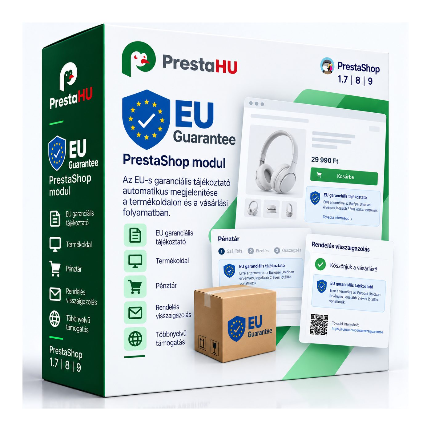 Zgodność z umową w PrestaShop – oznakowanie GARAN | PrestaHU