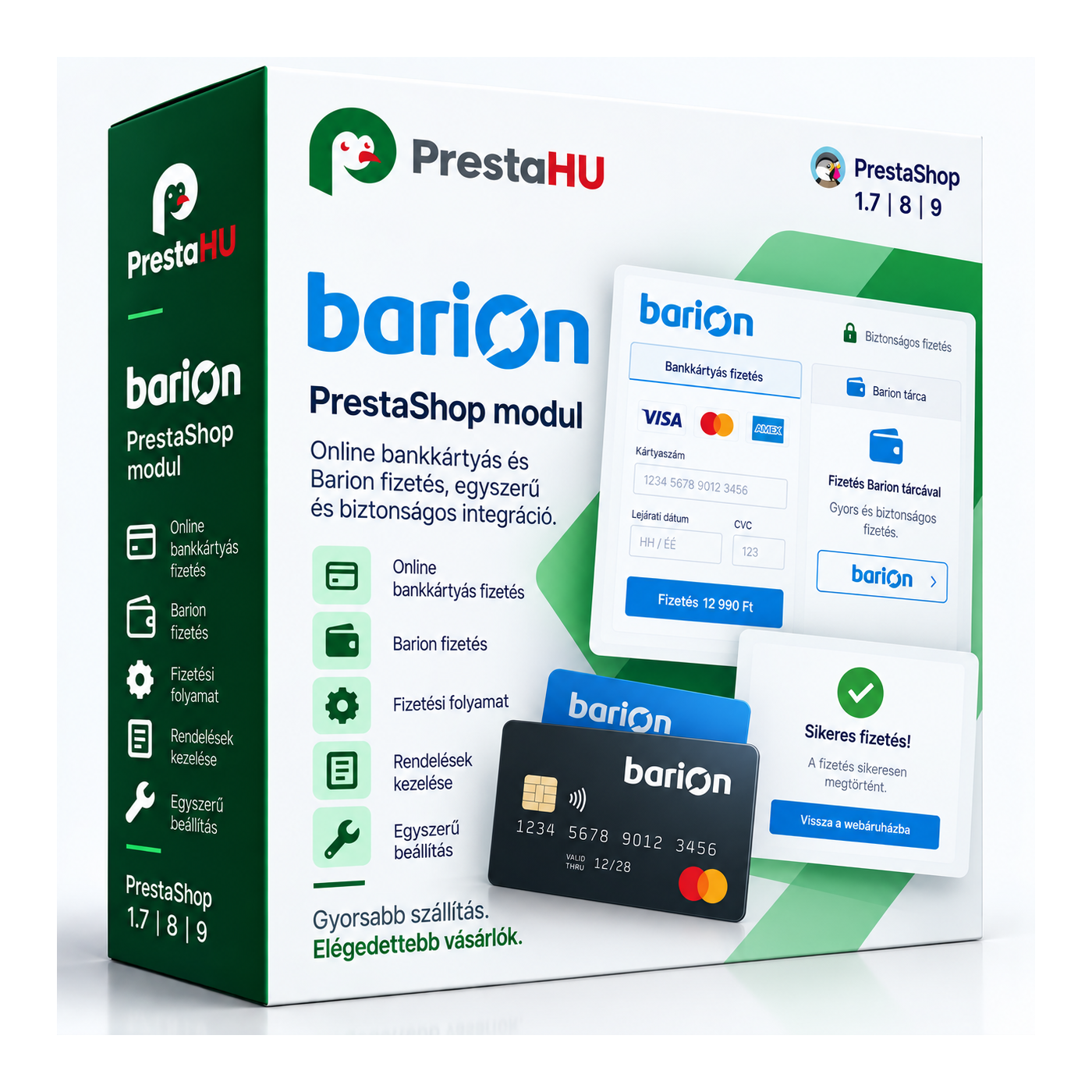 Barion Payment and Barion Full Pixel integration for PrestaShop