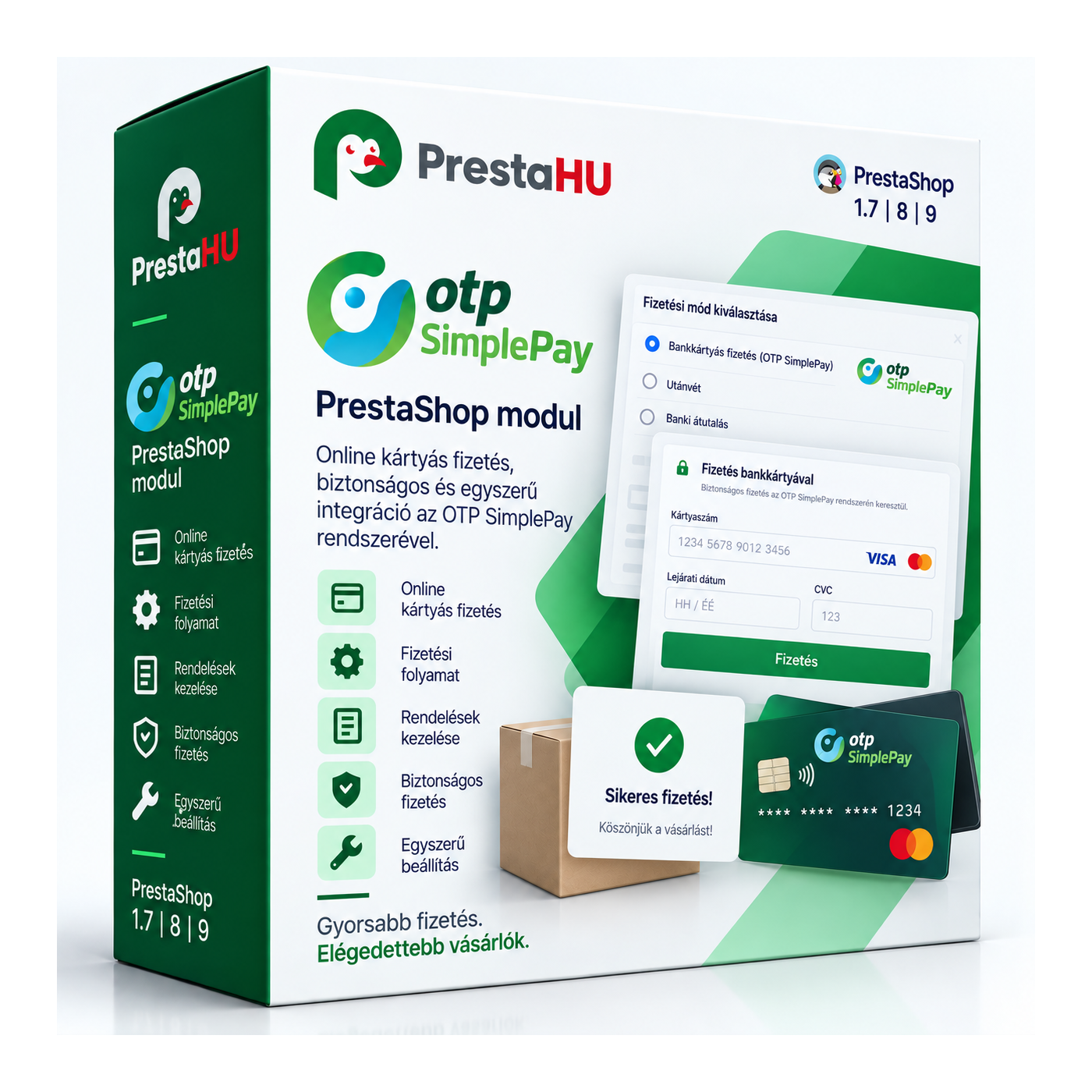 PrestaShop - OTP SimplePay credit card payment and instant transfer