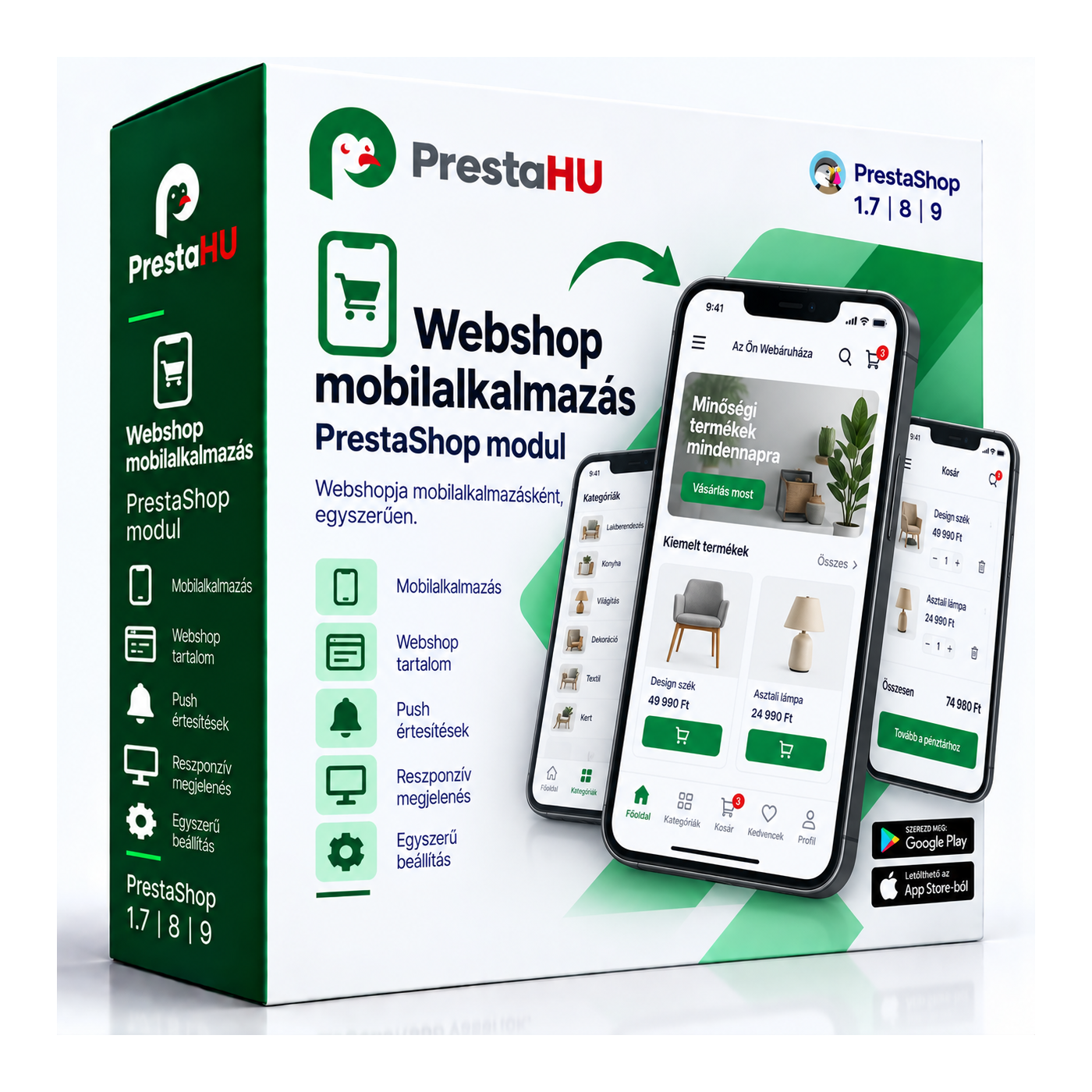 PWA module for PrestaShop: your shop as a phone app | PrestaHU