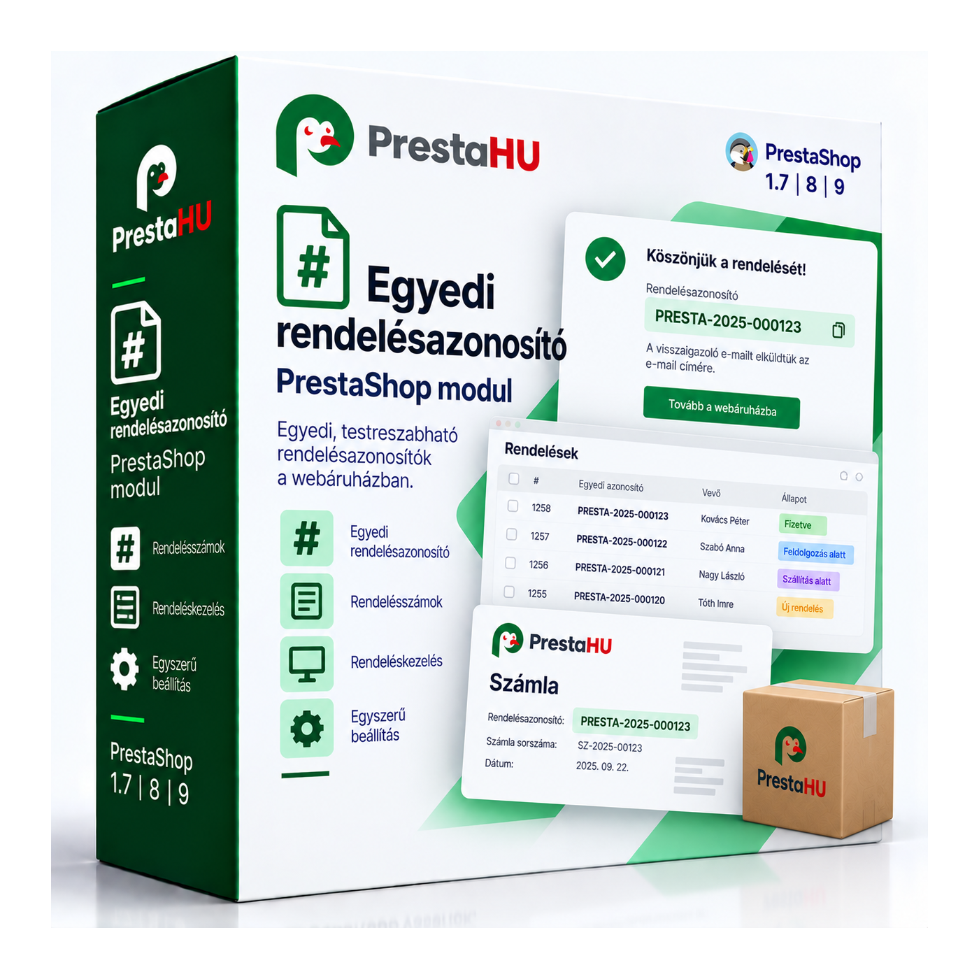 PrestaShop unique order reference