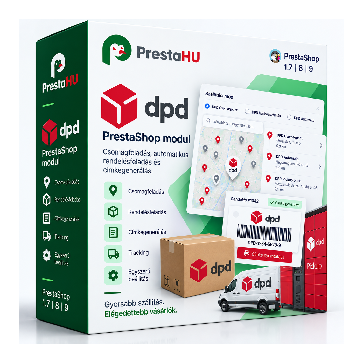 DPD parcel shop and label printing module for PrestaShop | PrestaHU