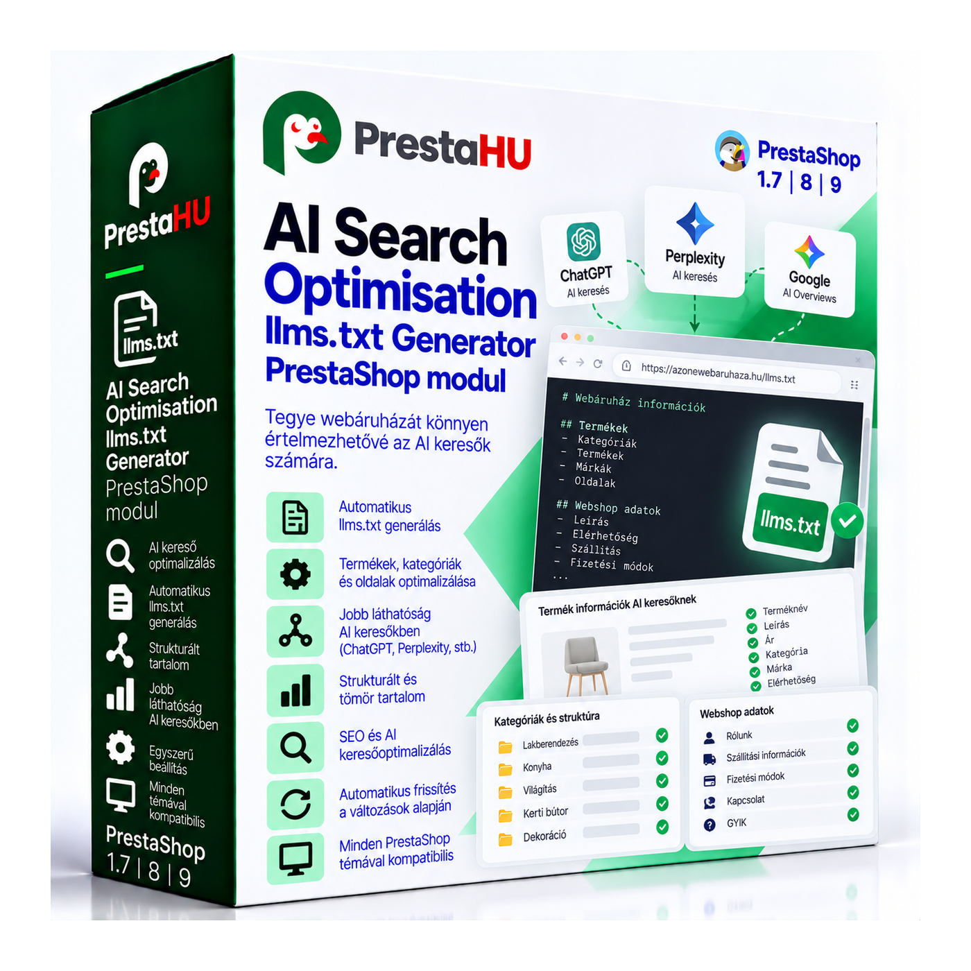 AI search optimisation for PrestaShop – llms.txt generator