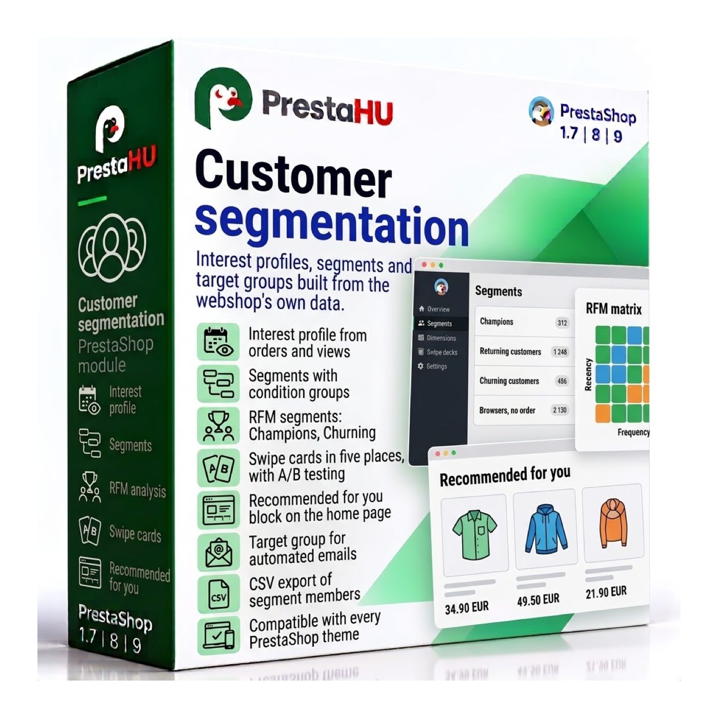 Modulo segmentazione clienti per PrestaShop – RFM | PrestaHU