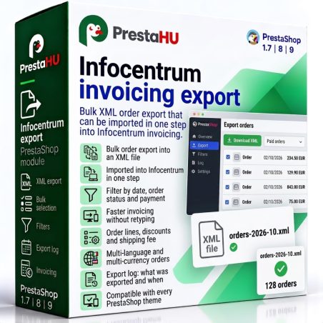 Modulo Infocentrum per PrestaShop – export ordini | PrestaHU