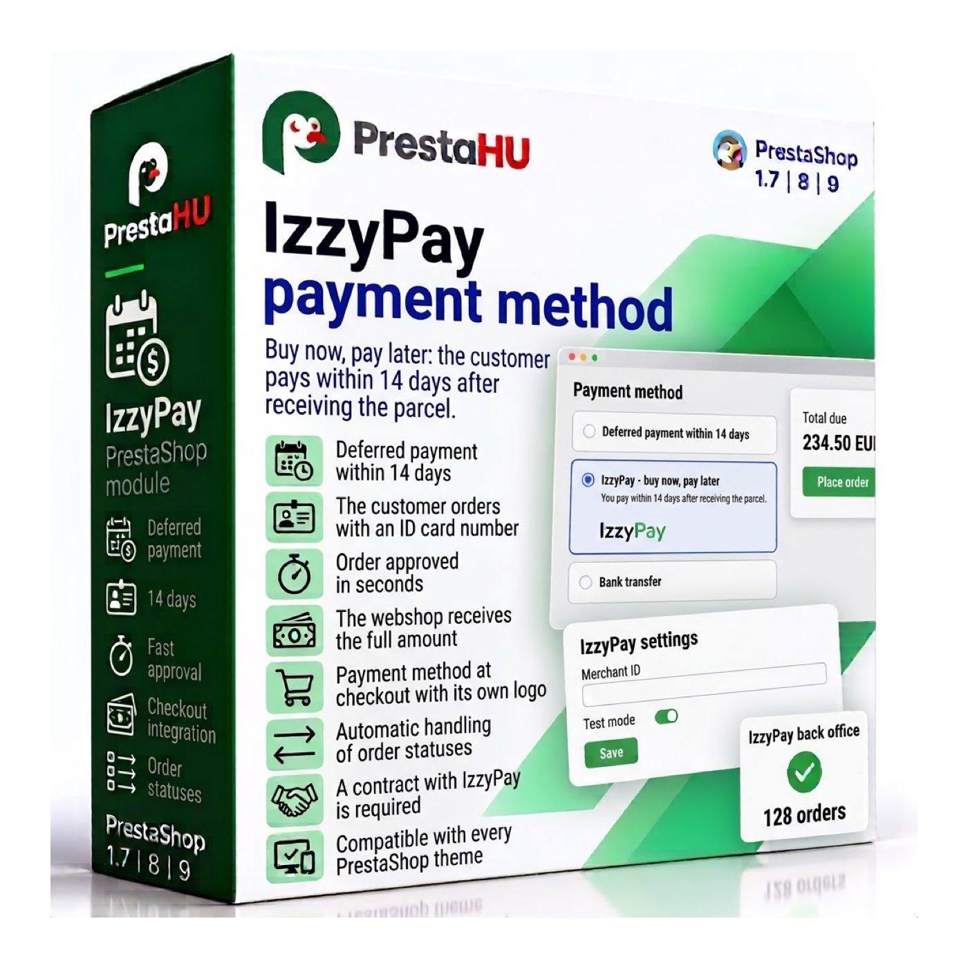 IzzyPay para PrestaShop – compre ahora, pague después | PrestaHU