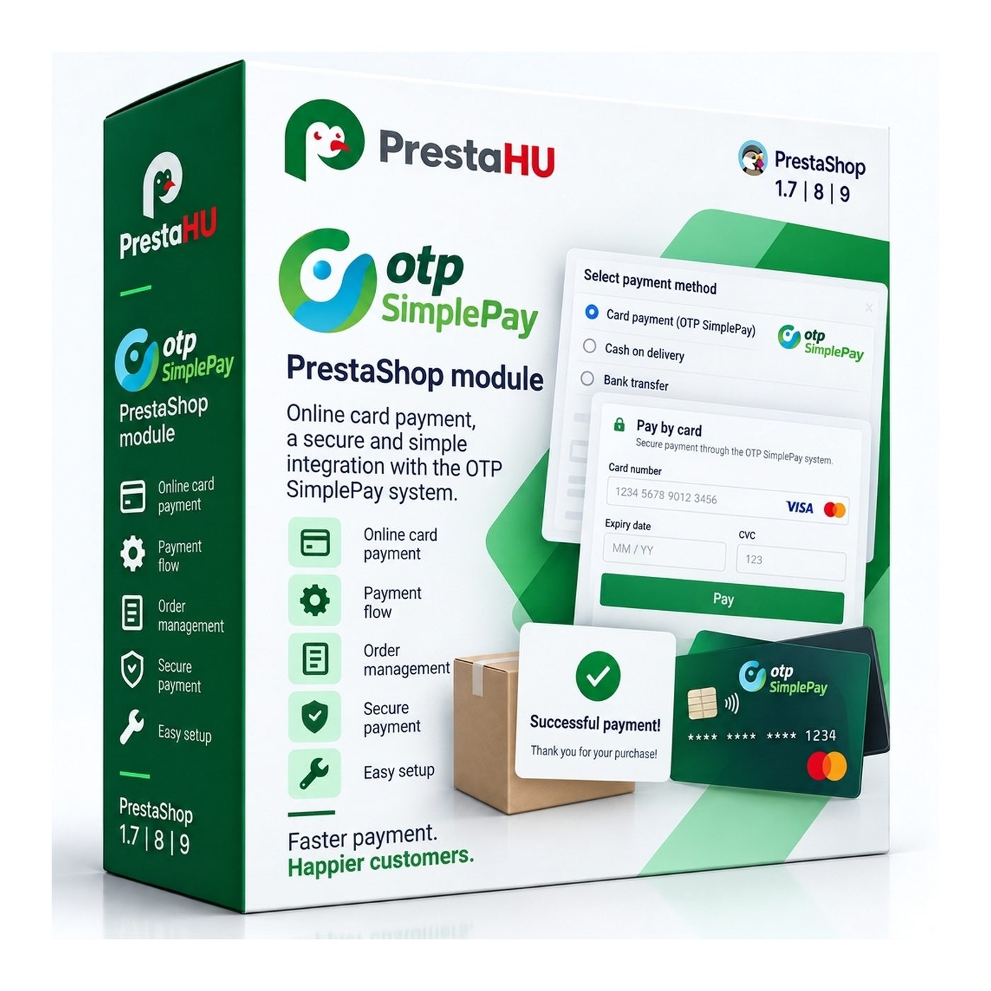 2 en 1: pago con tarjeta y transferencia inmediata de OTP SimplePay