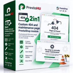 2in1: custom 404 and maintenance page
