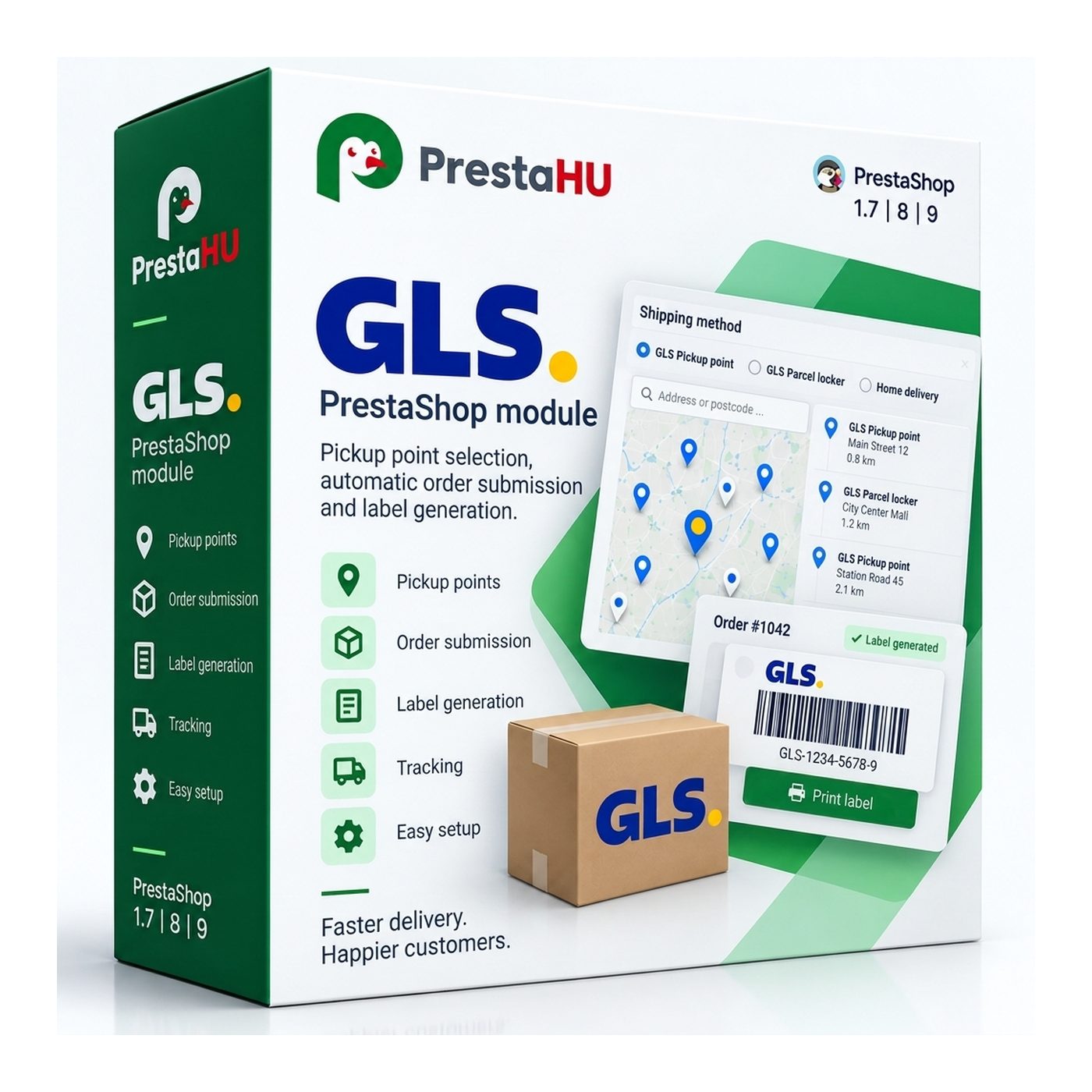 GLS - API: envío automático de pedidos y selector de puntos de recogida GLS