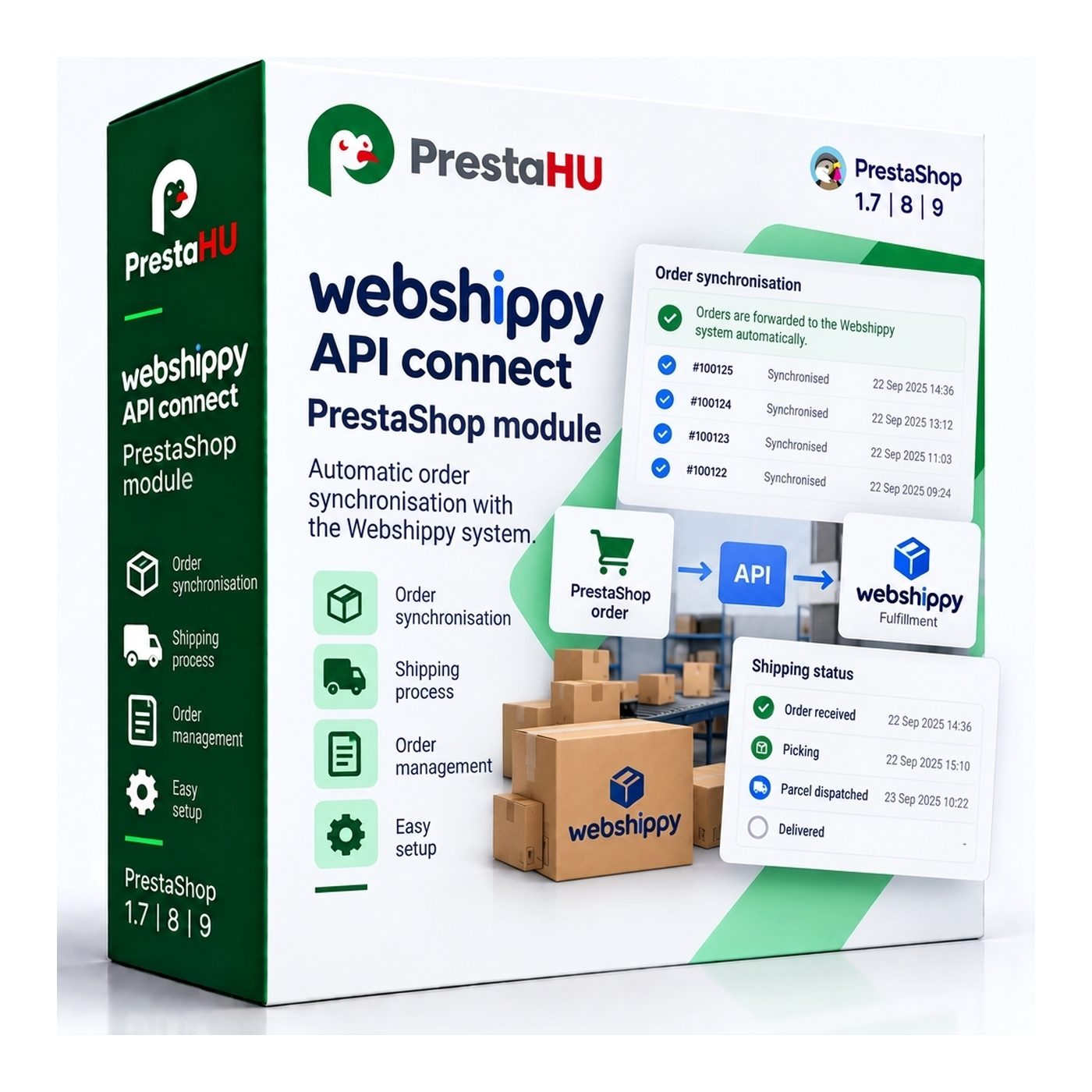 Połączenie API z Webshippy