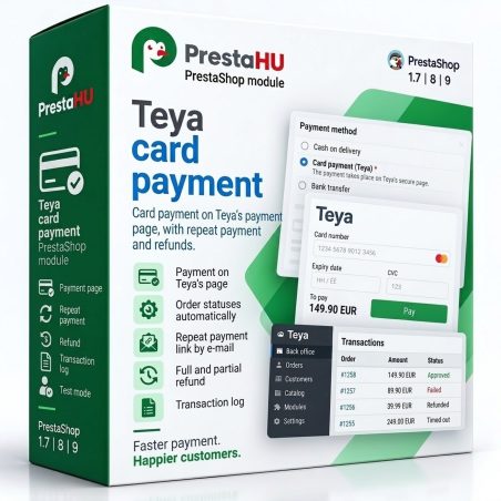 Module Teya pour PrestaShop – paiement par carte | PrestaHU