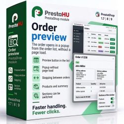 Module Aperçu de commande pour PrestaShop | PrestaHU
