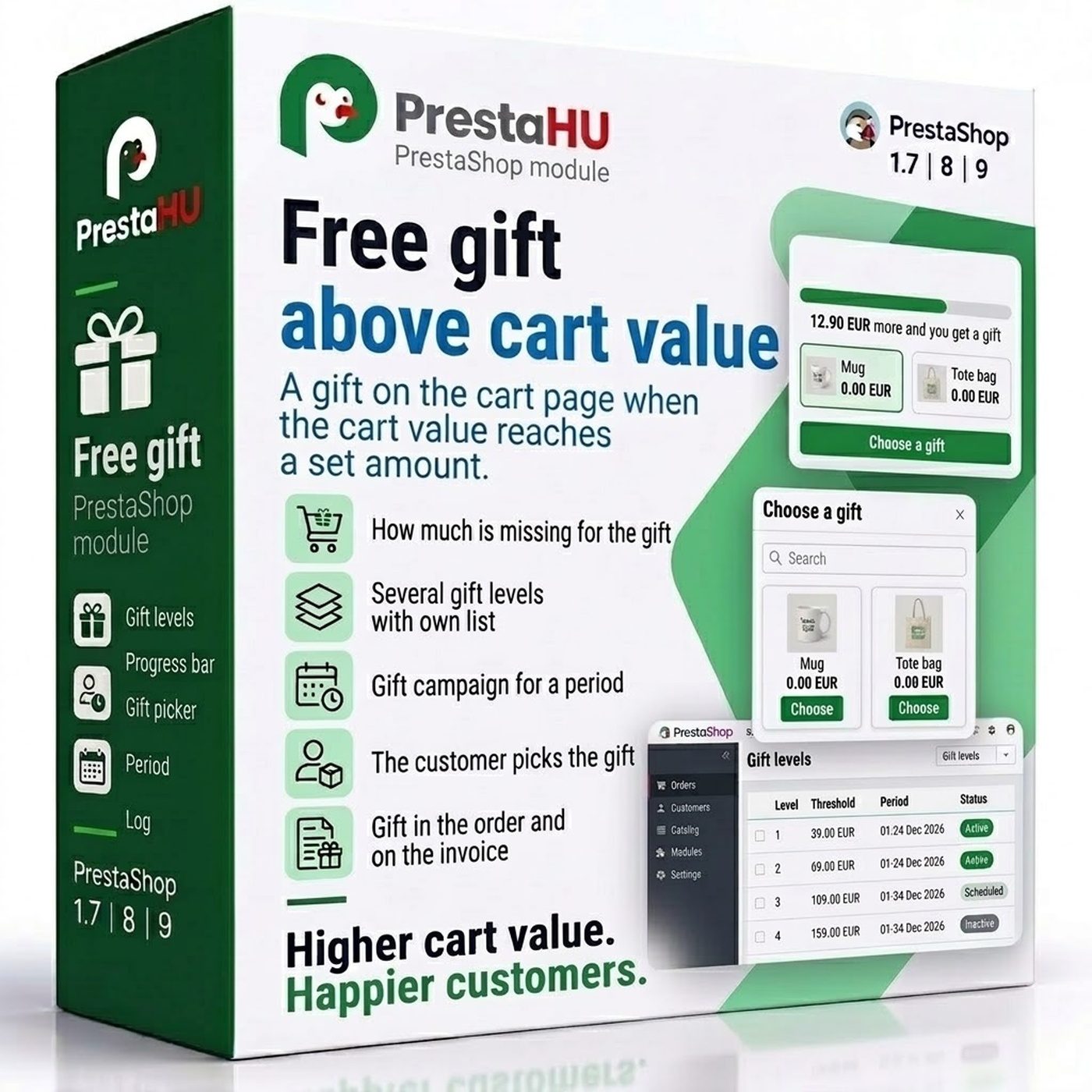 Free Gift with Purchase PrestaShop module | PrestaHU