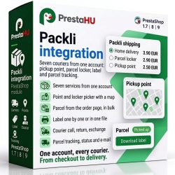 Packli do PrestaShop – punkty odbioru i etykiety | PrestaHU