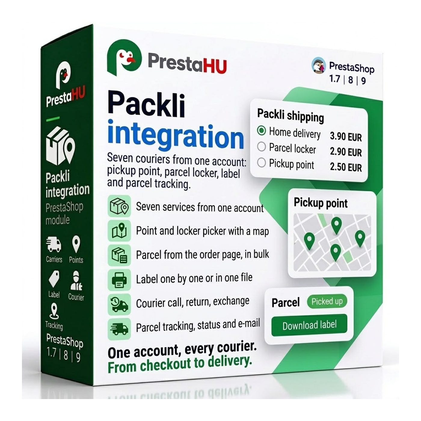 Packli pour PrestaShop – points relais, étiquettes | PrestaHU