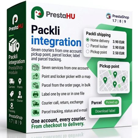 Packli per PrestaShop – punti di ritiro ed etichette | PrestaHU