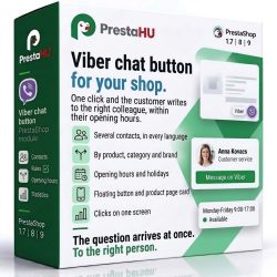 Botón de chat de Viber para PrestaShop | PrestaHU