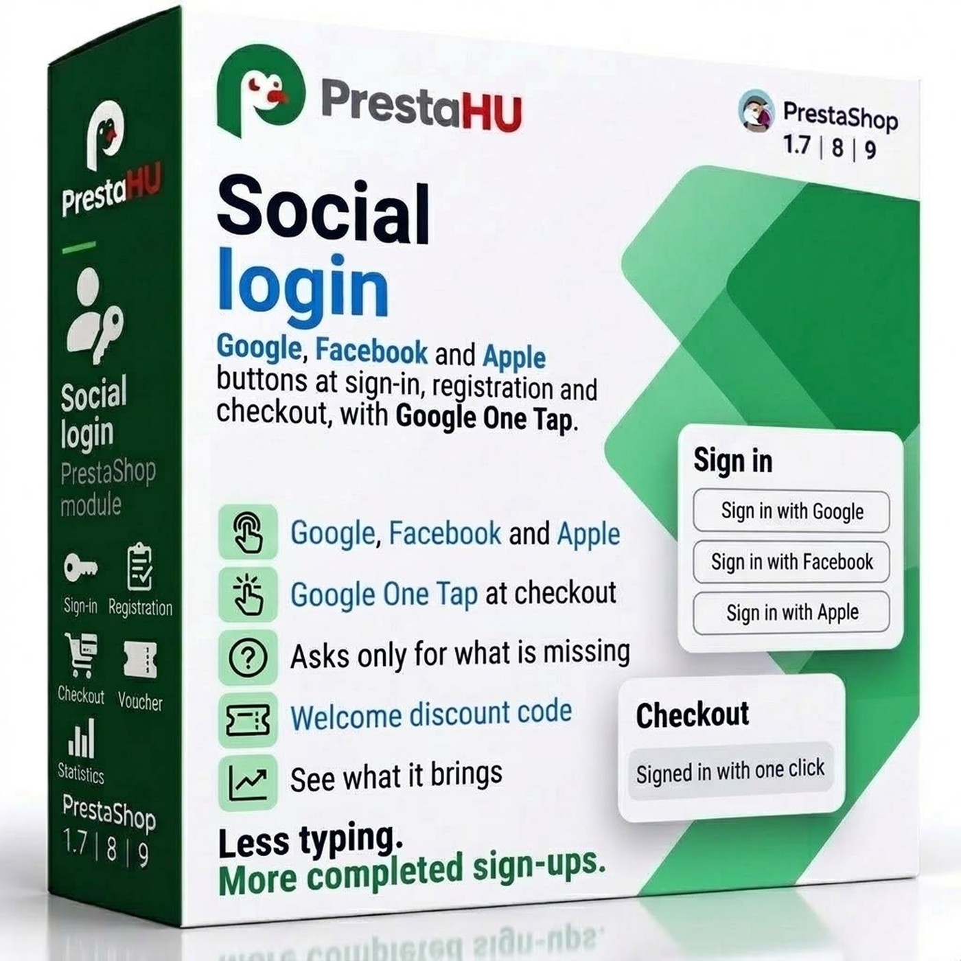 Google és Facebook belépés PrestaShophoz | PrestaHU