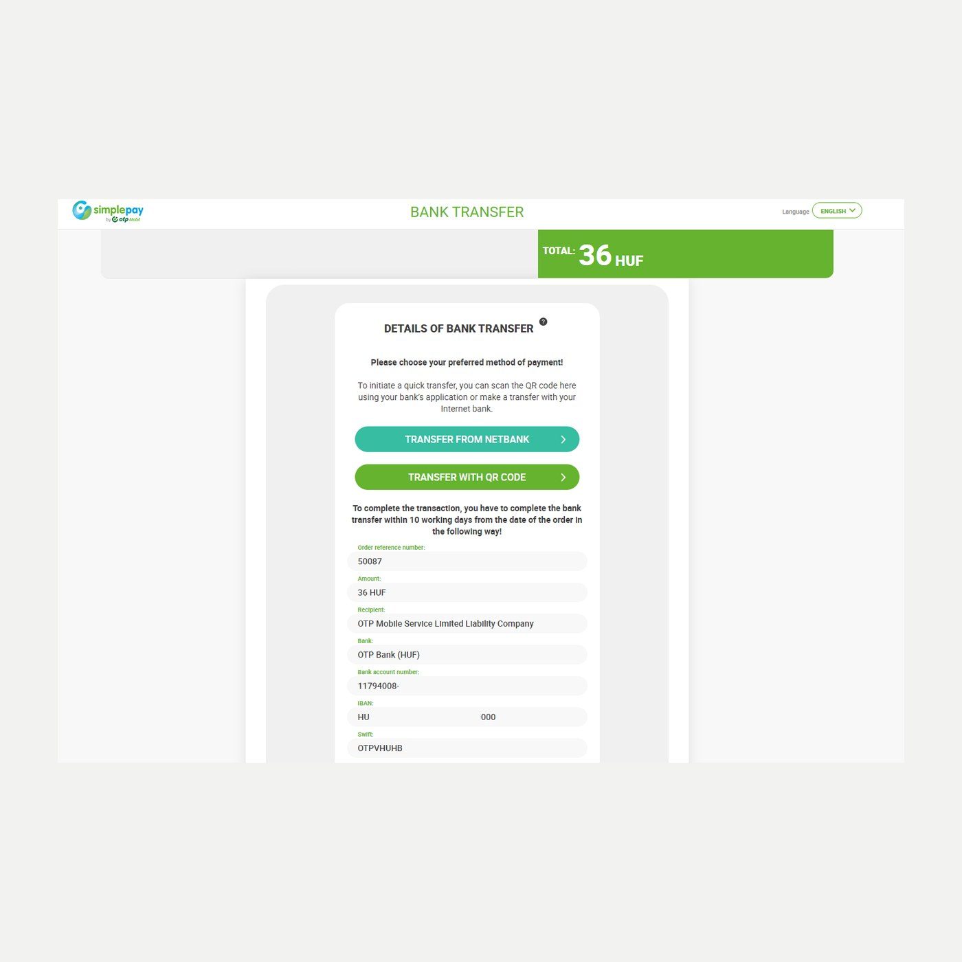 OTP SimplePay para PrestaShop – tarjeta, transferencia | PrestaHU