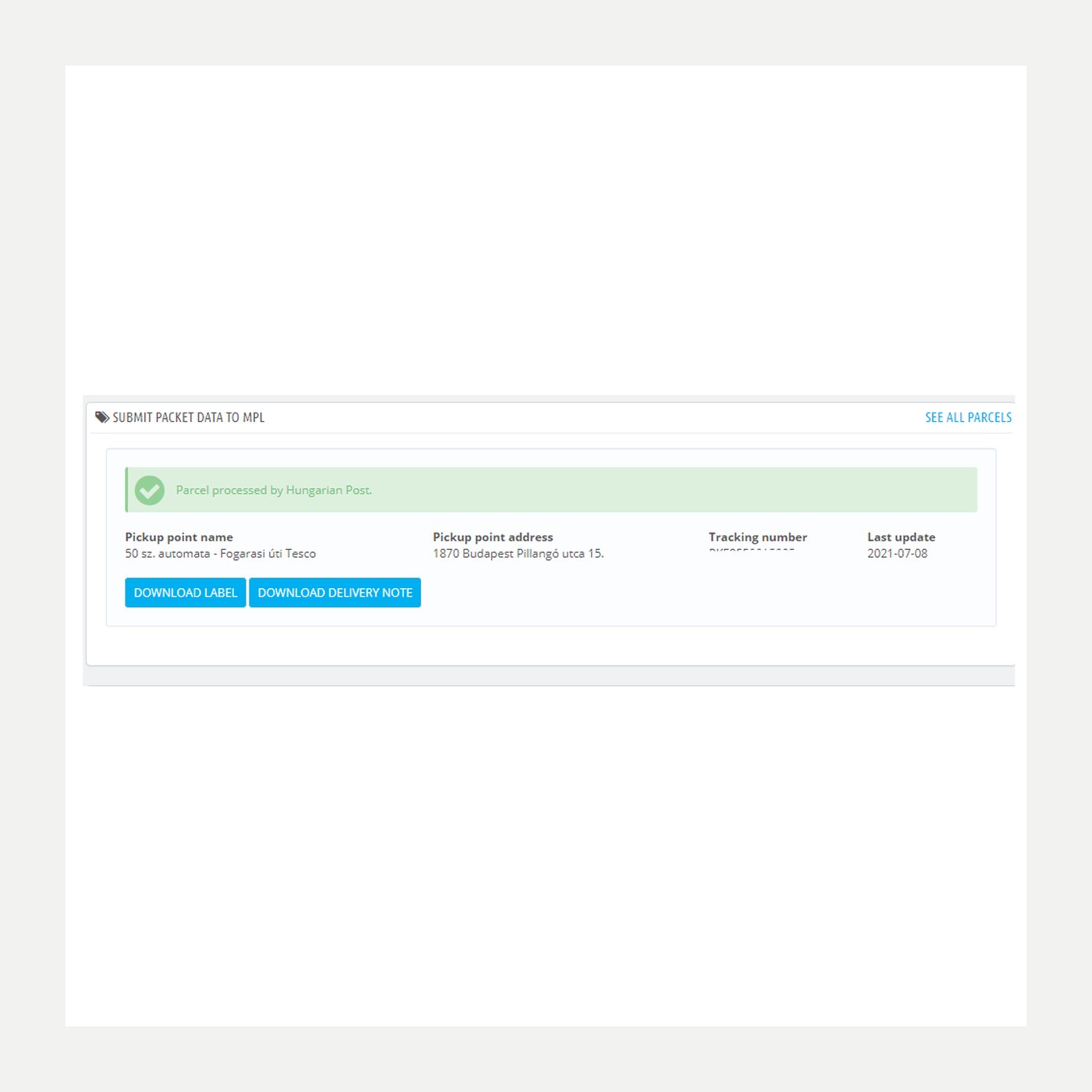 MPL parcel locker and PostaPont module for PrestaShop | PrestaHU