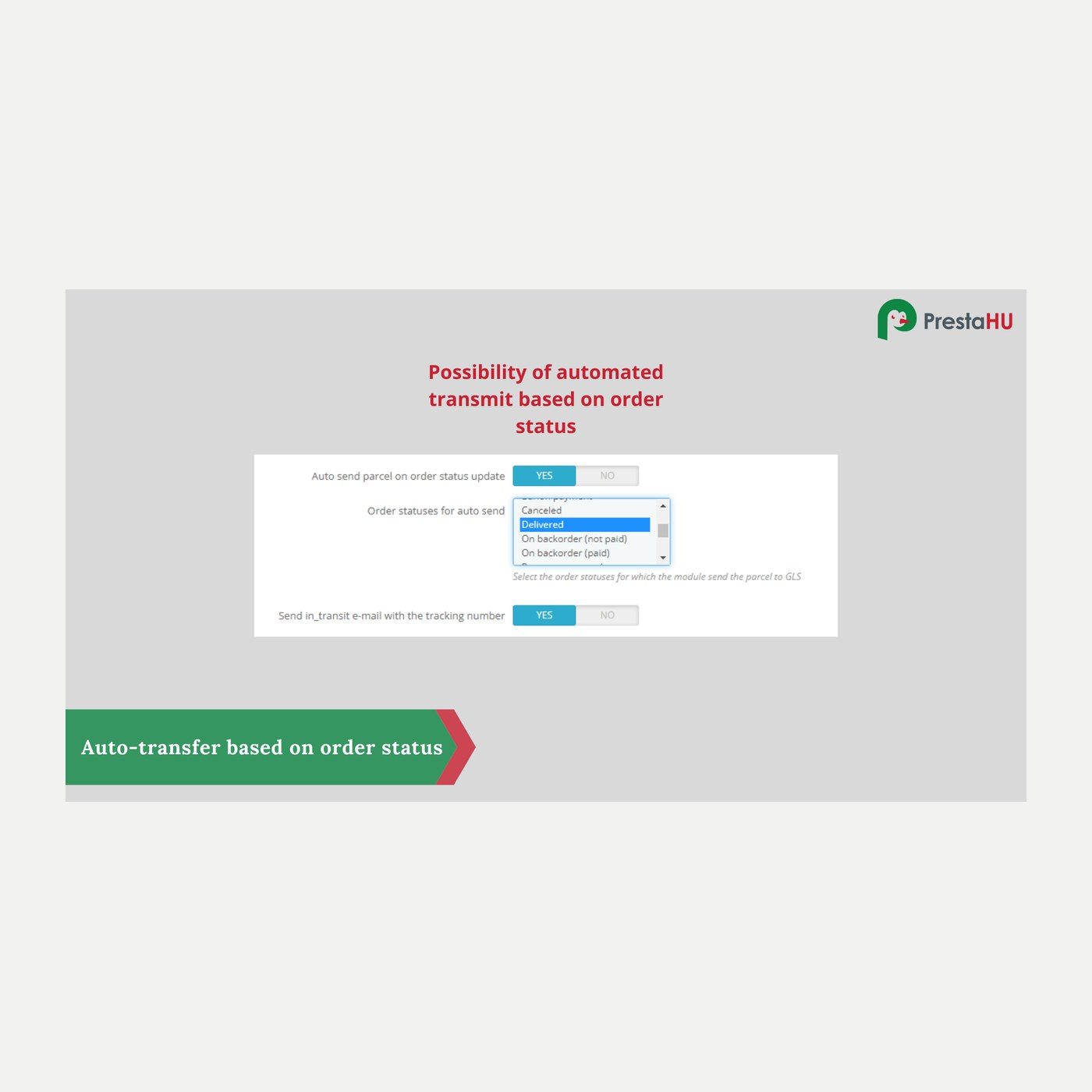 Module GLS pour PrestaShop – points relais, étiquettes | PrestaHU