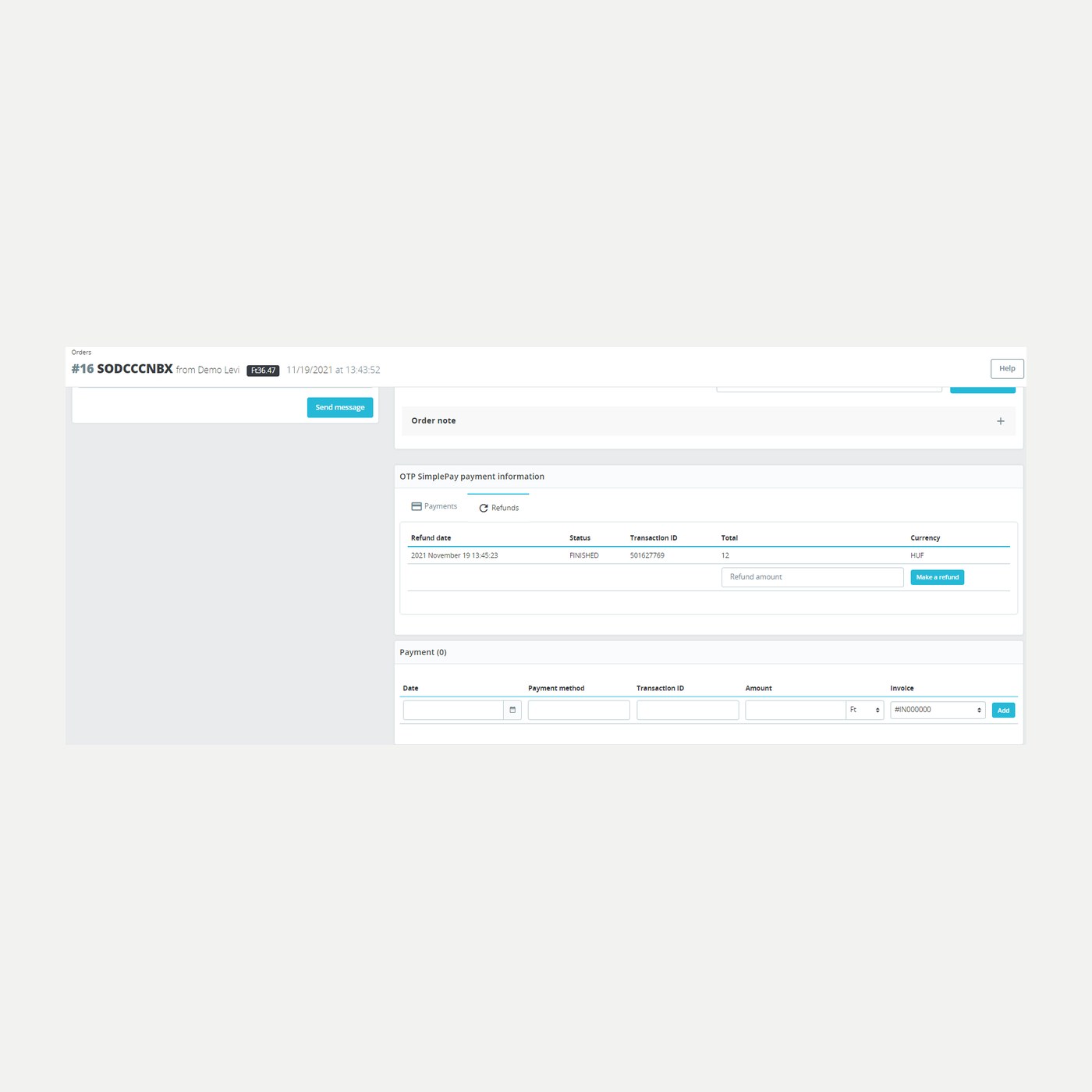 PrestaShop - OTP SimplePay credit card payment and instant transfer