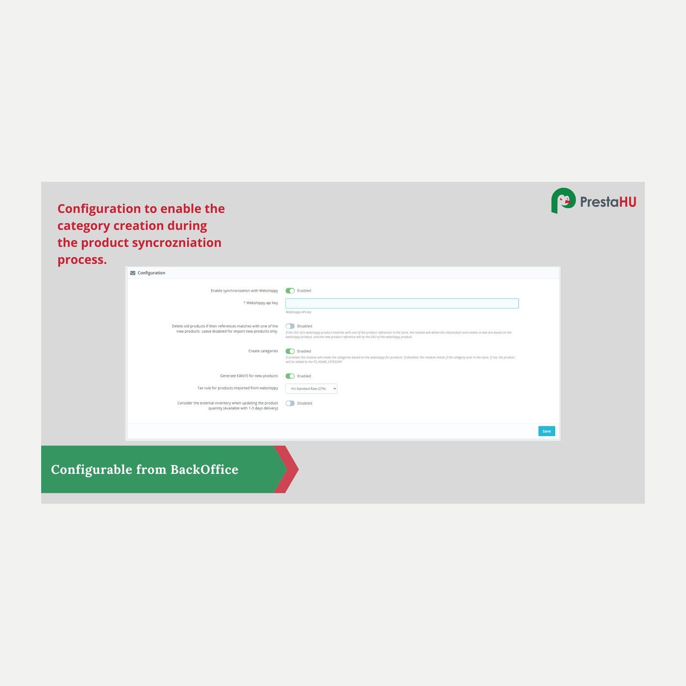 Module Webshippy pour PrestaShop – import, logistique | PrestaHU